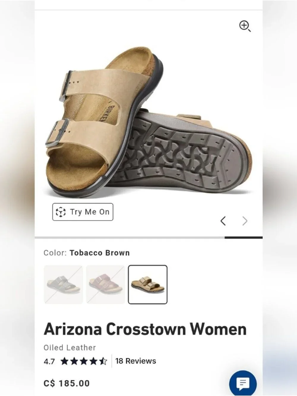 Birkenstock Arizona Crosstown Oiled Leather Sandals Sz 40 Rugged Sole L9 M7 New